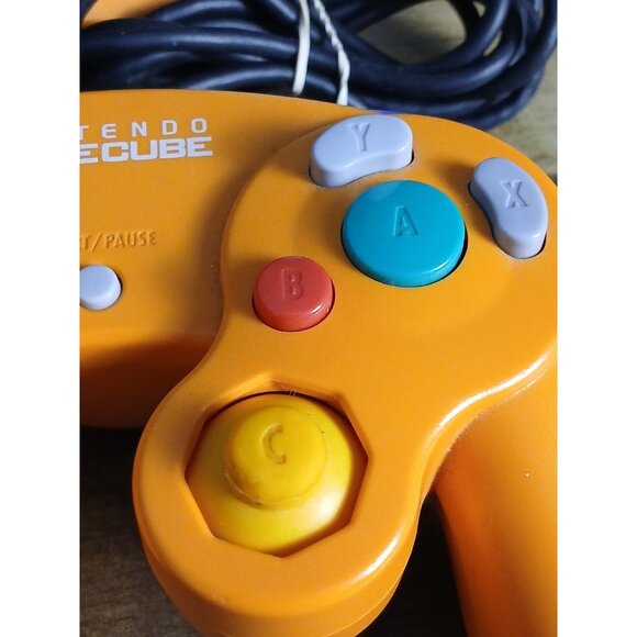 Nintendo GameCube Controller Orange Spice OEM DOL-003 - Tested *read info* - Picture 2 of 10